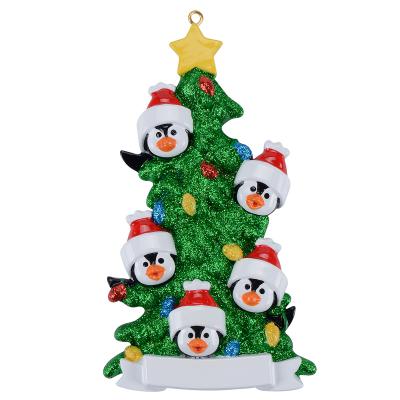 Penguin Green Christmas Tree/5