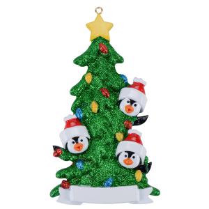Penguin Green Christmas Tree/3