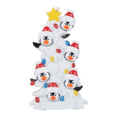 Penguin White Christmas Tree/6