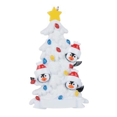 Penguin White Christmas Tree/3