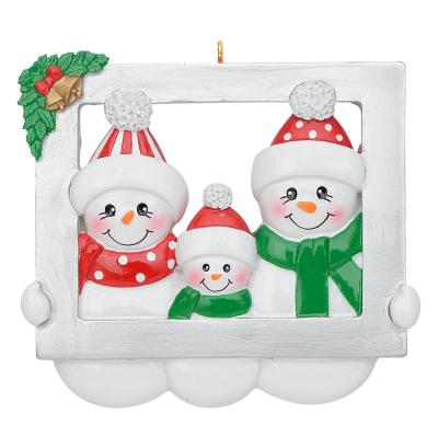Snowman Picture Frame Family/3