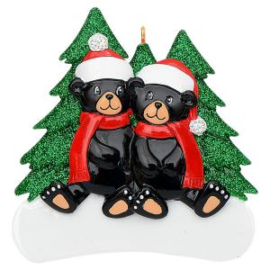 Christmas Black Bear Family/2
